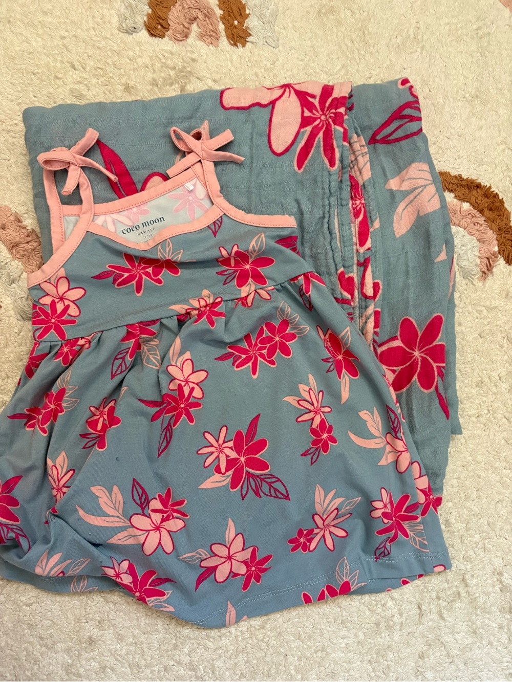 Coco Moon Girls' Dress and Blanket